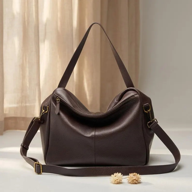 The Signature Leather Hobo Bag