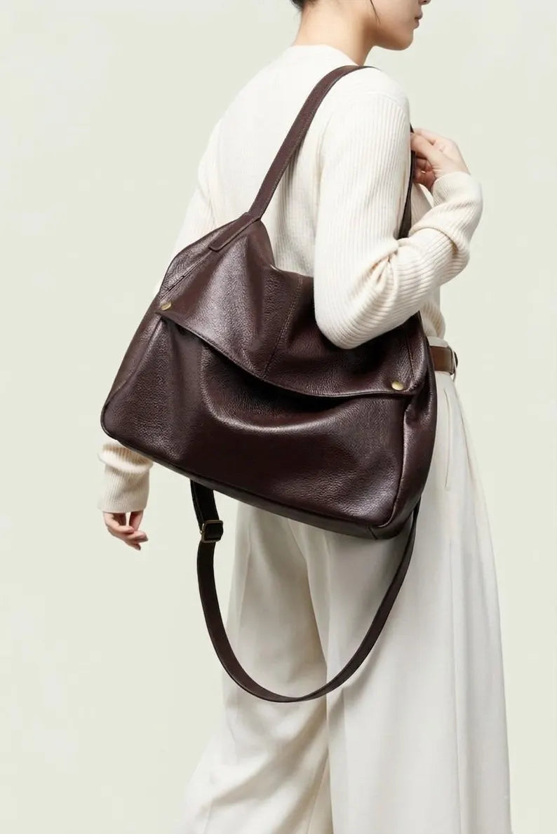 The Signature Leather Hobo Bag