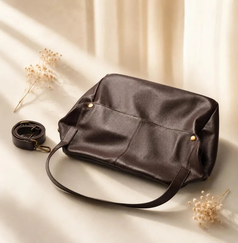 The Signature Leather Hobo Bag